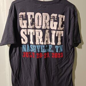 George Strait 2023 concert teeshirt